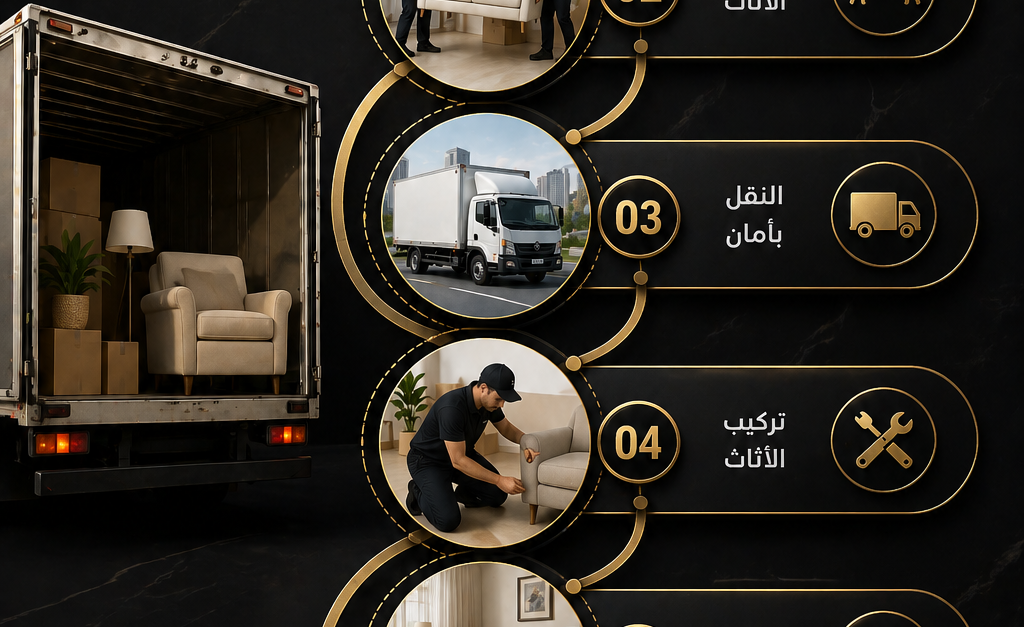 خطوات نقل الأثاث