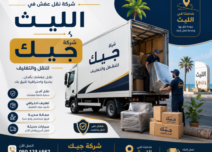 خدمات شركة نقل أثاث في الليث شركة نقل عفش في الليث